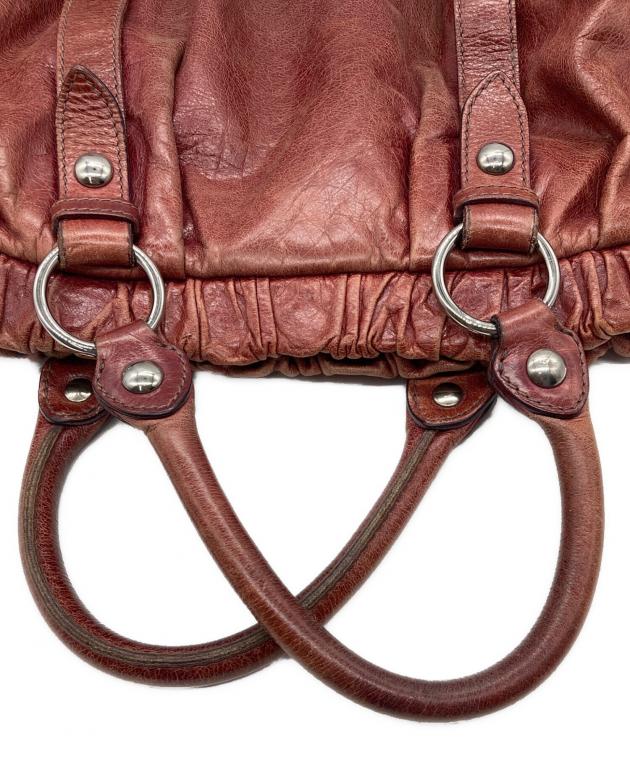 中古・古着通販】MIU MIU (ミュウミュウ) VITELLO LUX 2wayバッグ