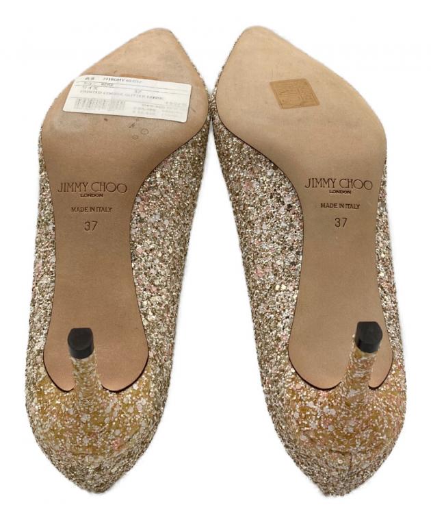 中古・古着通販】JIMMY CHOO (ジミーチュウ) ROMY60 グリッター