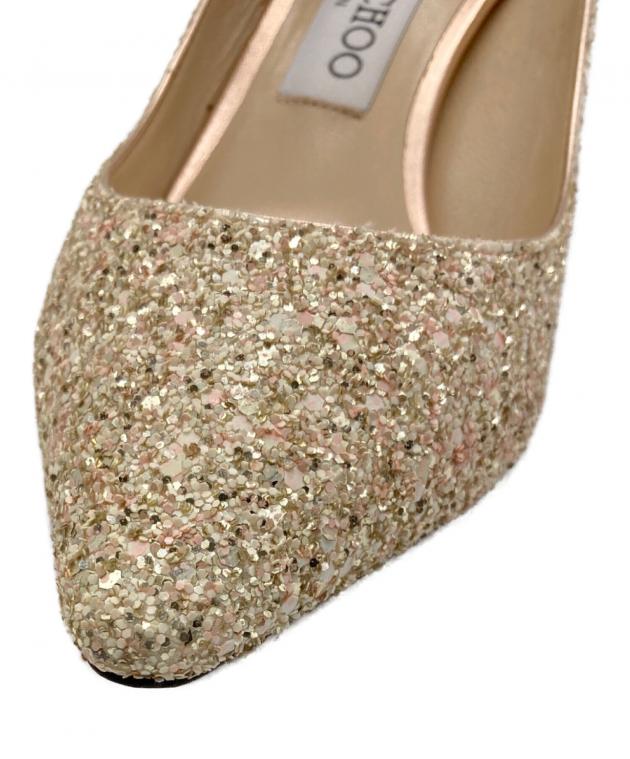中古・古着通販】JIMMY CHOO (ジミーチュウ) ROMY60 グリッター
