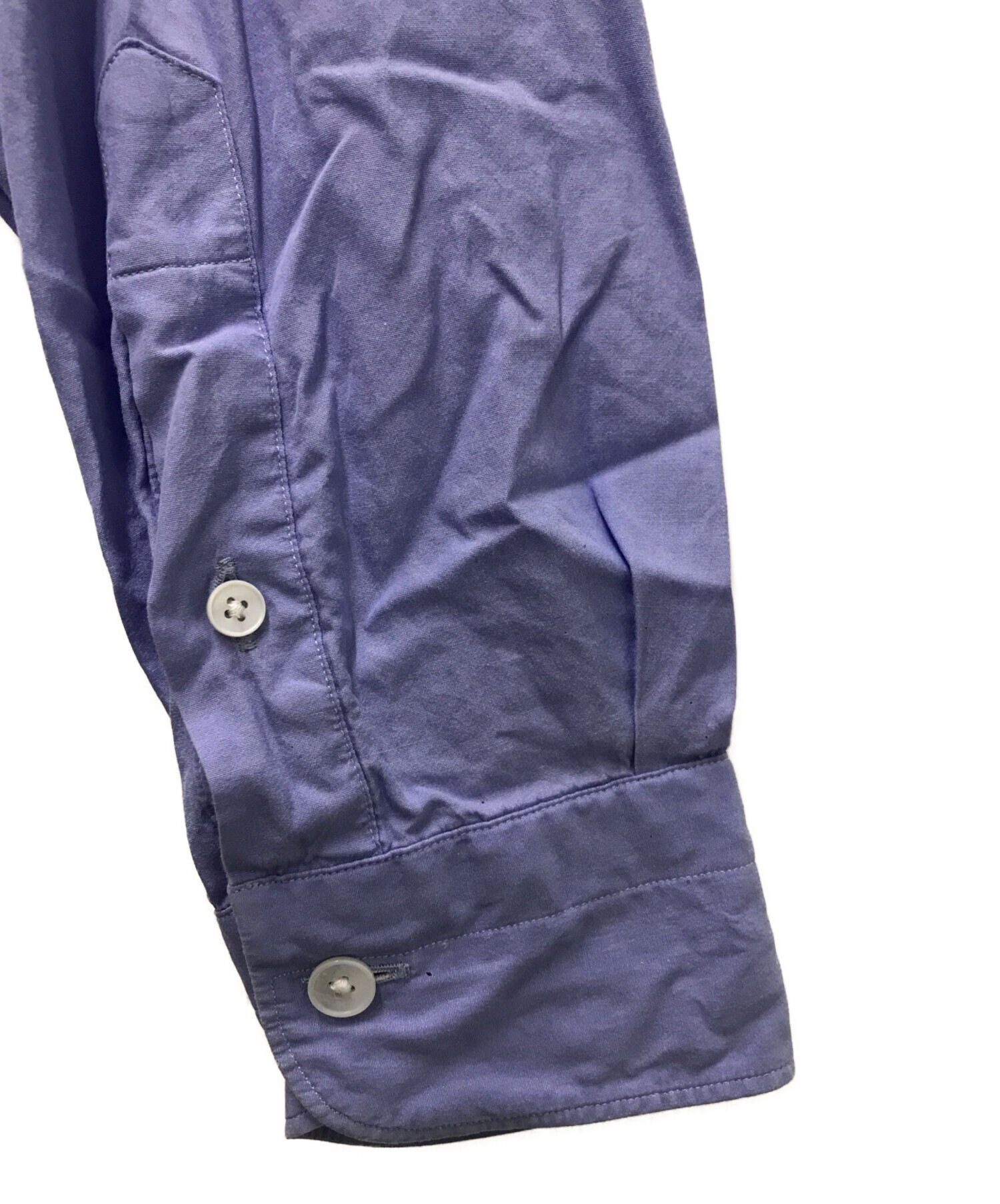 21AW COMOLI/サイズ1/バンドカラーシャツ 中古・古着通販】COMOLI (コモリ) 21AWバンドカラーシャツ ネイビー