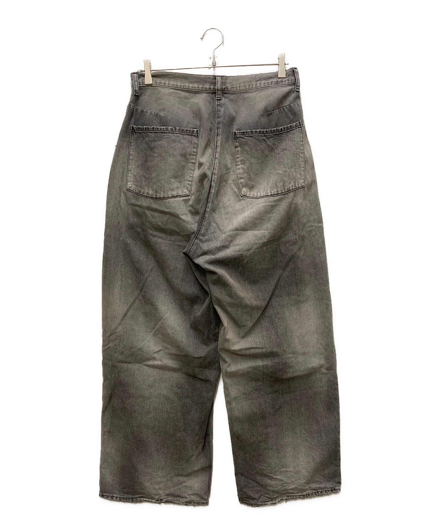 中古・古着通販】ANCELLM (アンセルム) DENIM WIDE SLACKS デニム