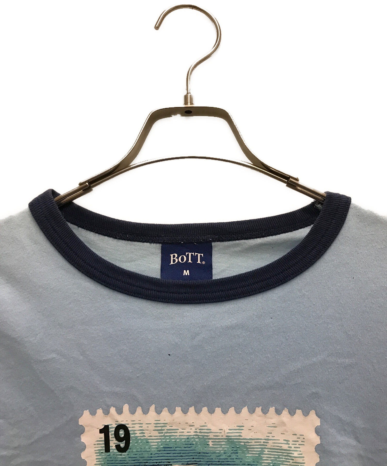 中古・古着通販】BoTT (ボット) Bear Stamp Ringer Tee リンガーT