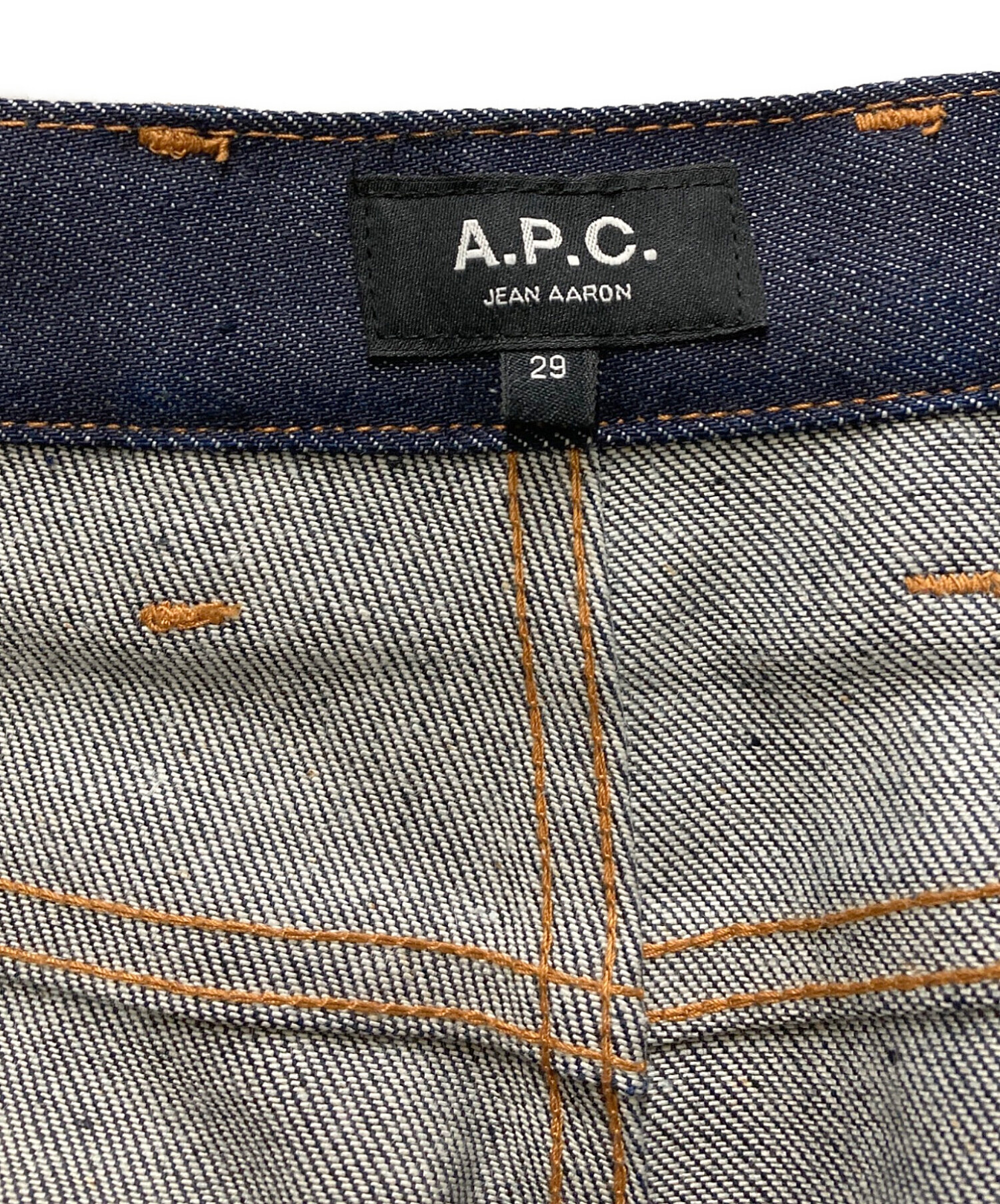 中古・古着通販】A.P.C. (アーペーセー) JEAN AARON リジットデニム