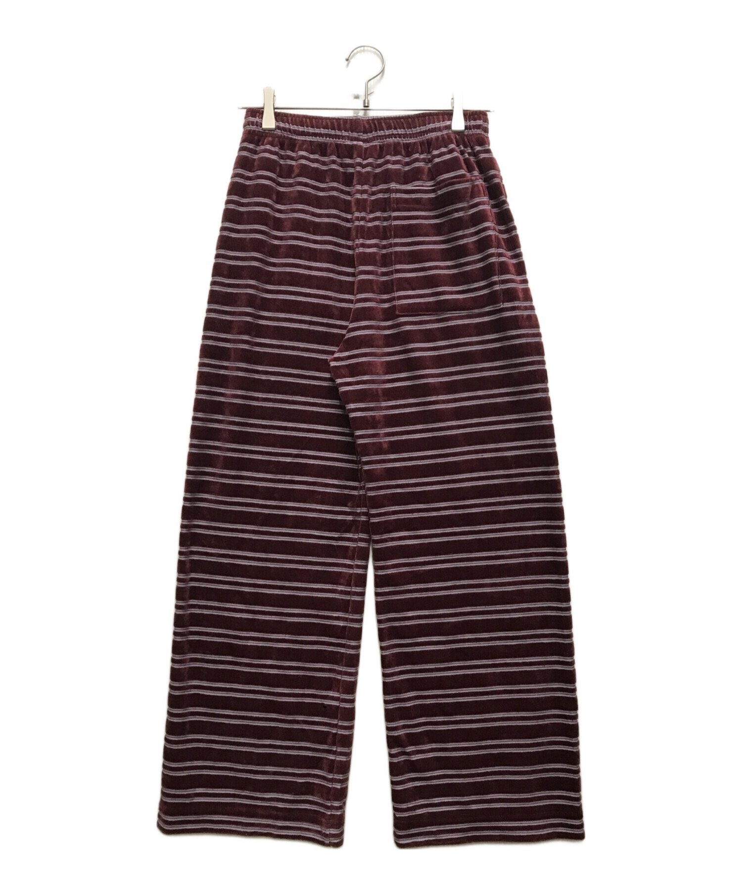 中古・古着通販】PHEENY (フィーニー) Velvet border wide pants バー
