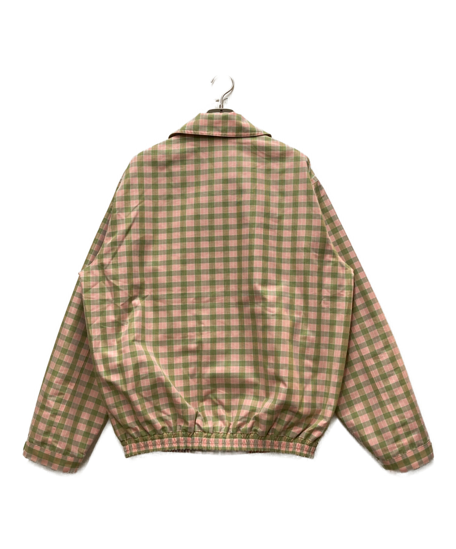 中古・古着通販】BoTT (ボット) Plaid Work Jacket グリーン×ピンク