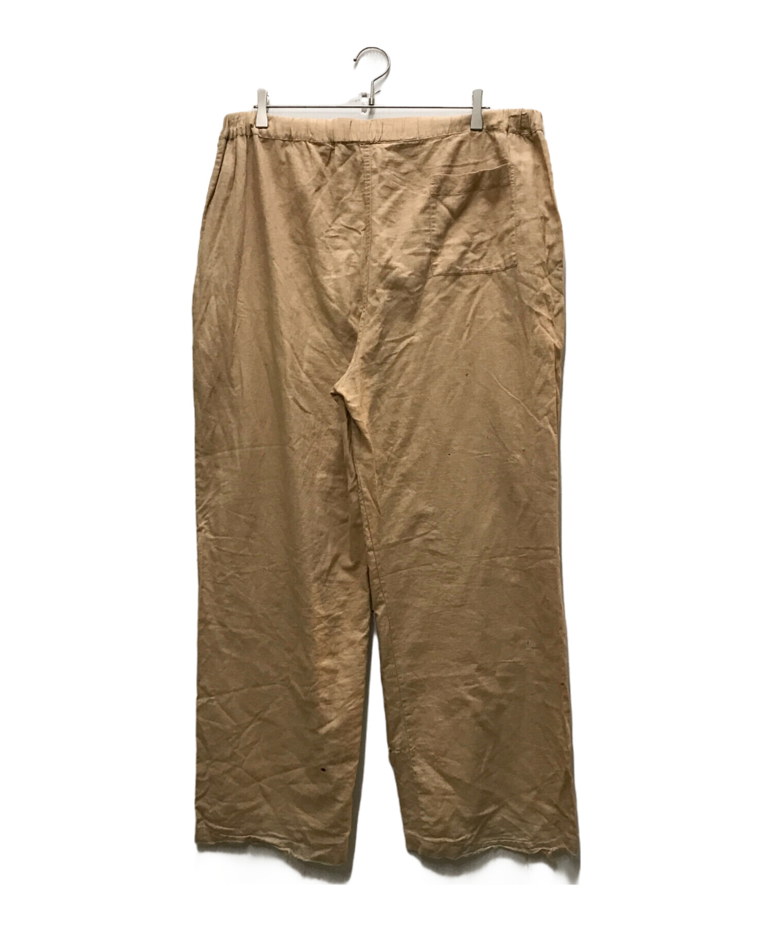 中古・古着通販】SEAN JOHN (ショーンジョン) リネン混パンツ ベージュ