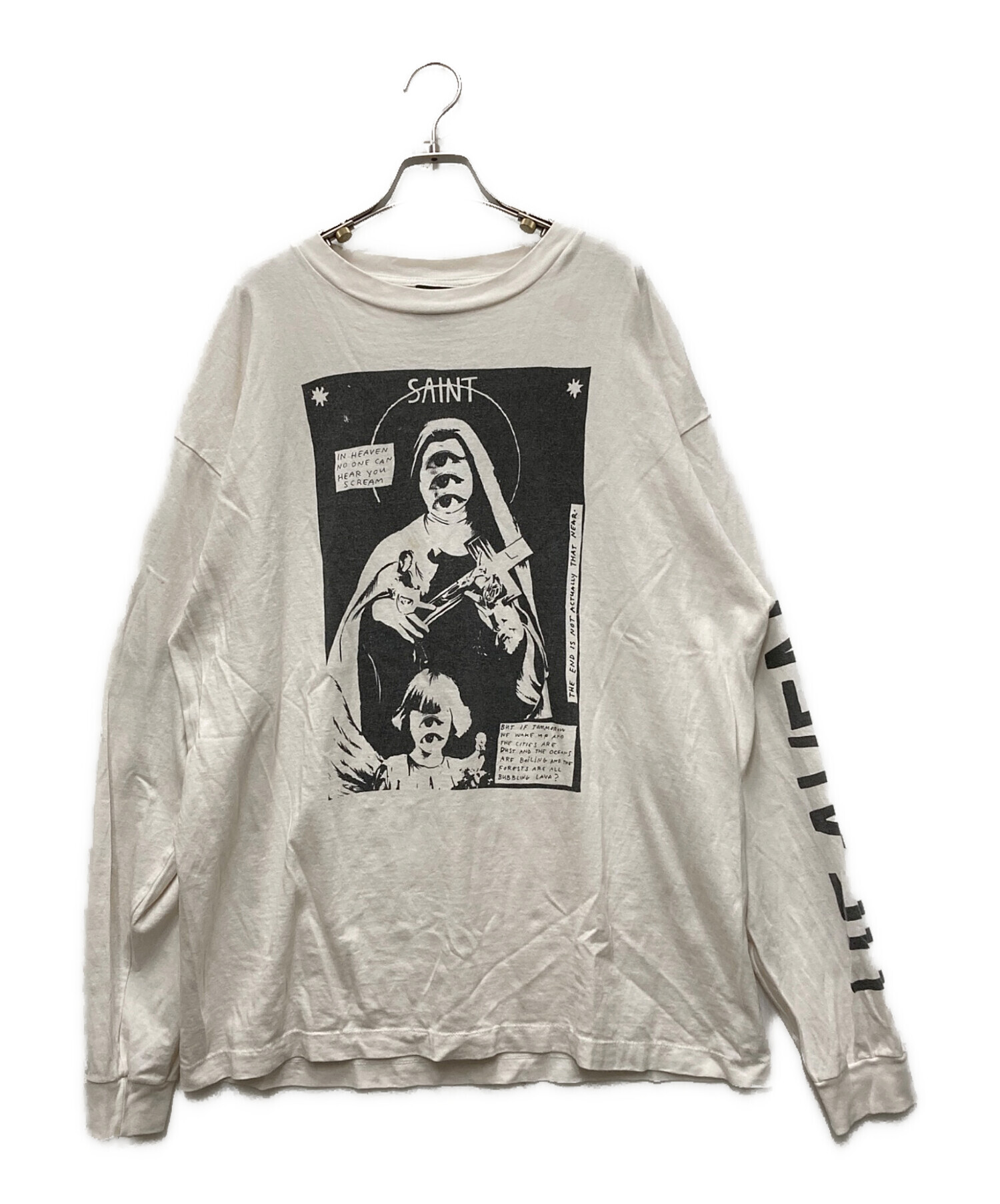100%正規品 新品 セントマイケル LS TEE SAINT XL 中古・古着通販】SAINT MICHAEL (セントマイケル) LS TEE W.I.H