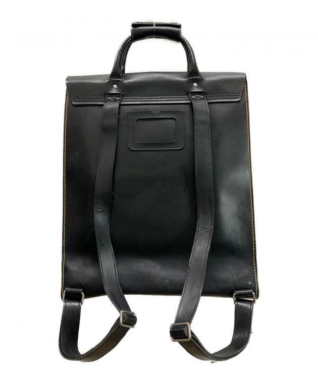 【美品】Dr. Martens 黒 レザーバックパック 中古・古着通販】Dr.Martens (ドクターマーチン) レザーバックパック