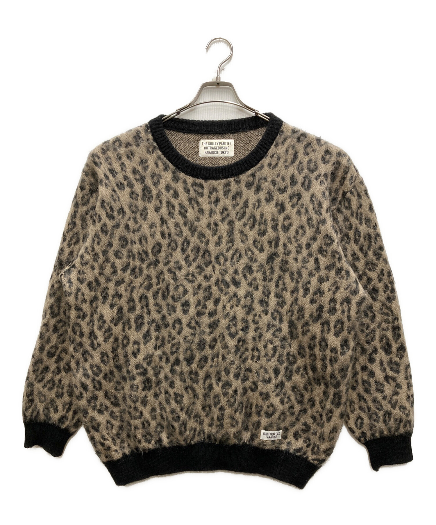 中古・古着通販】WACKO MARIA (ワコマリア) Leopard Mohair Crew