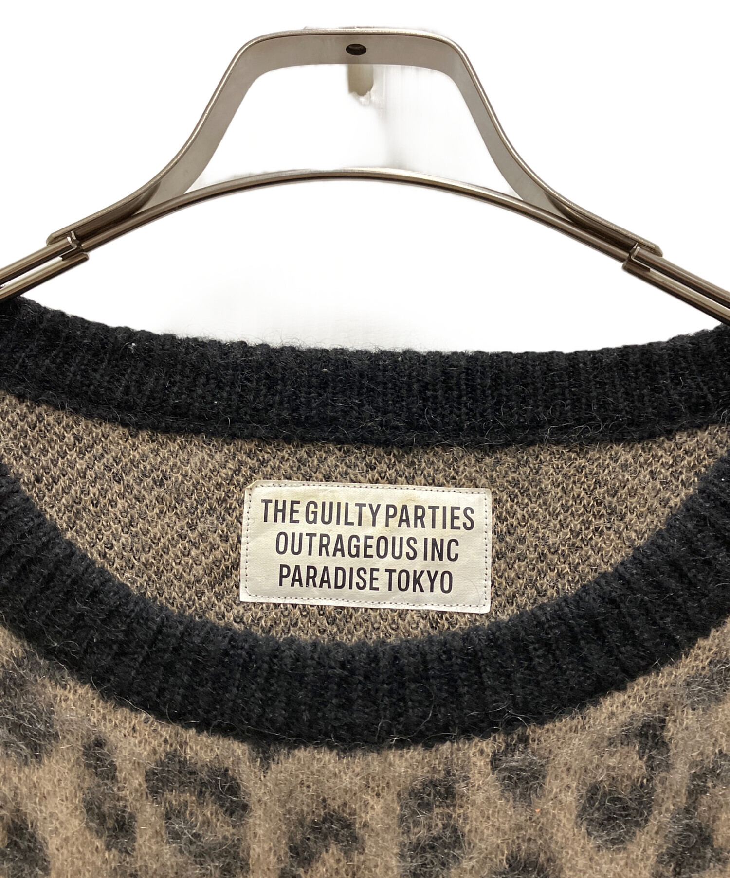中古・古着通販】WACKO MARIA (ワコマリア) Leopard Mohair Crew