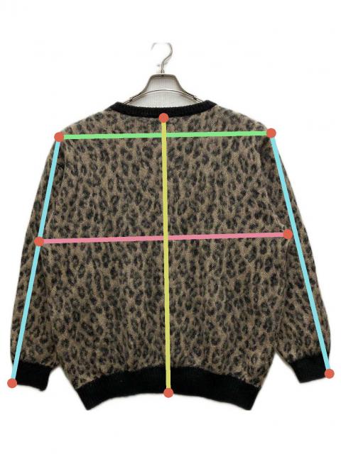 中古・古着通販】WACKO MARIA (ワコマリア) Leopard Mohair Crew