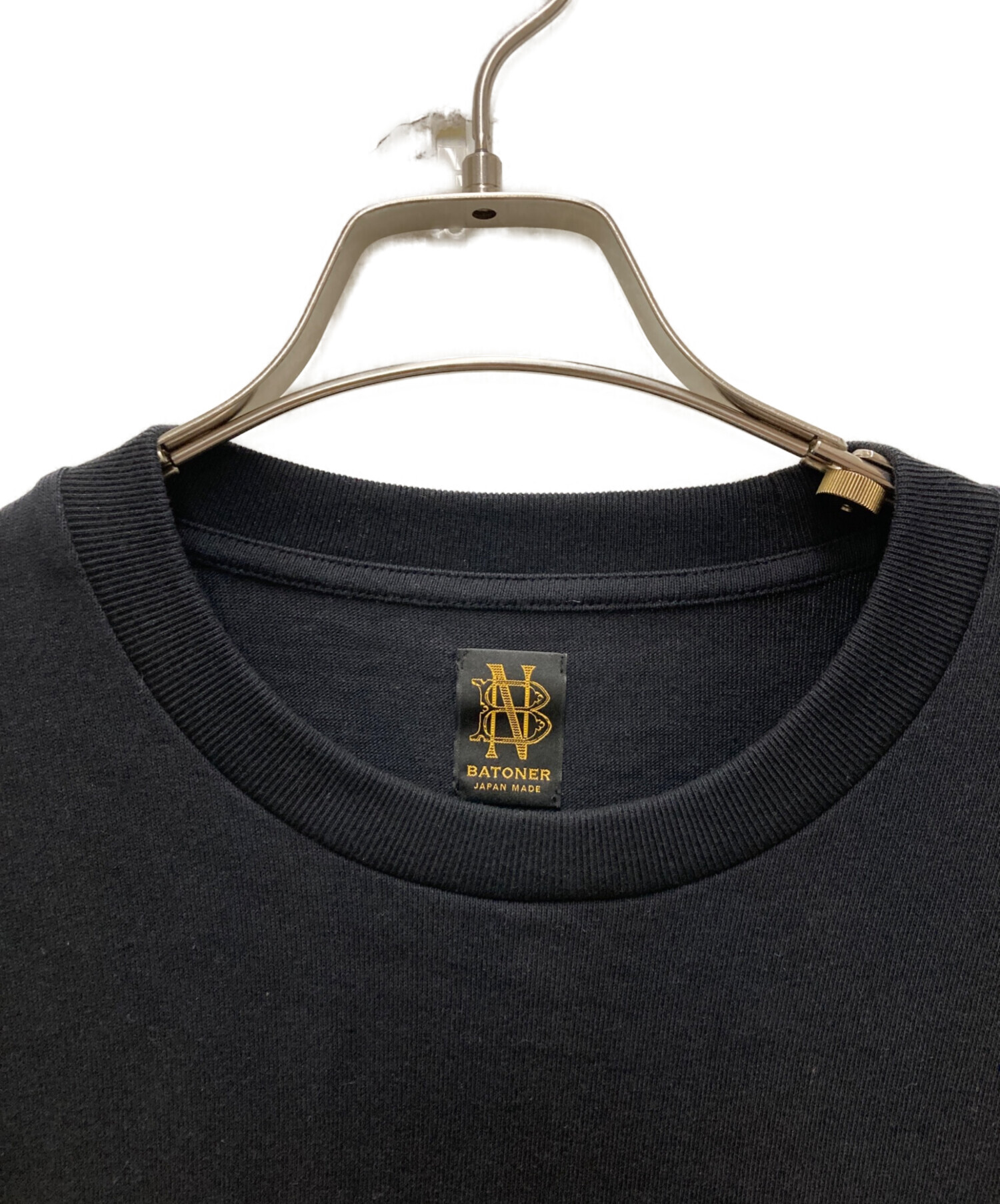 中古・古着通販】BATONER (バトナ―) ロングスリーブTシャツ ブラック