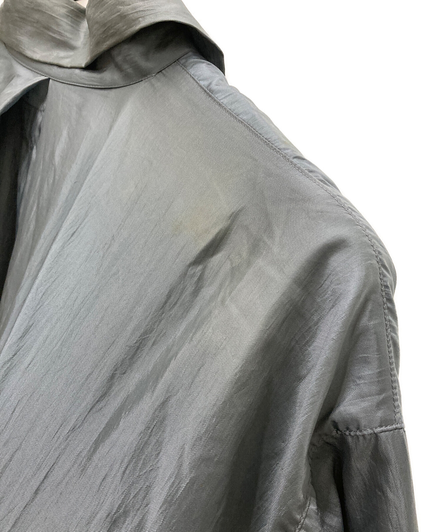 中古・古着通販】ISSEY MIYAKE (イッセイミヤケ) 90s WIND COAT ブルー
