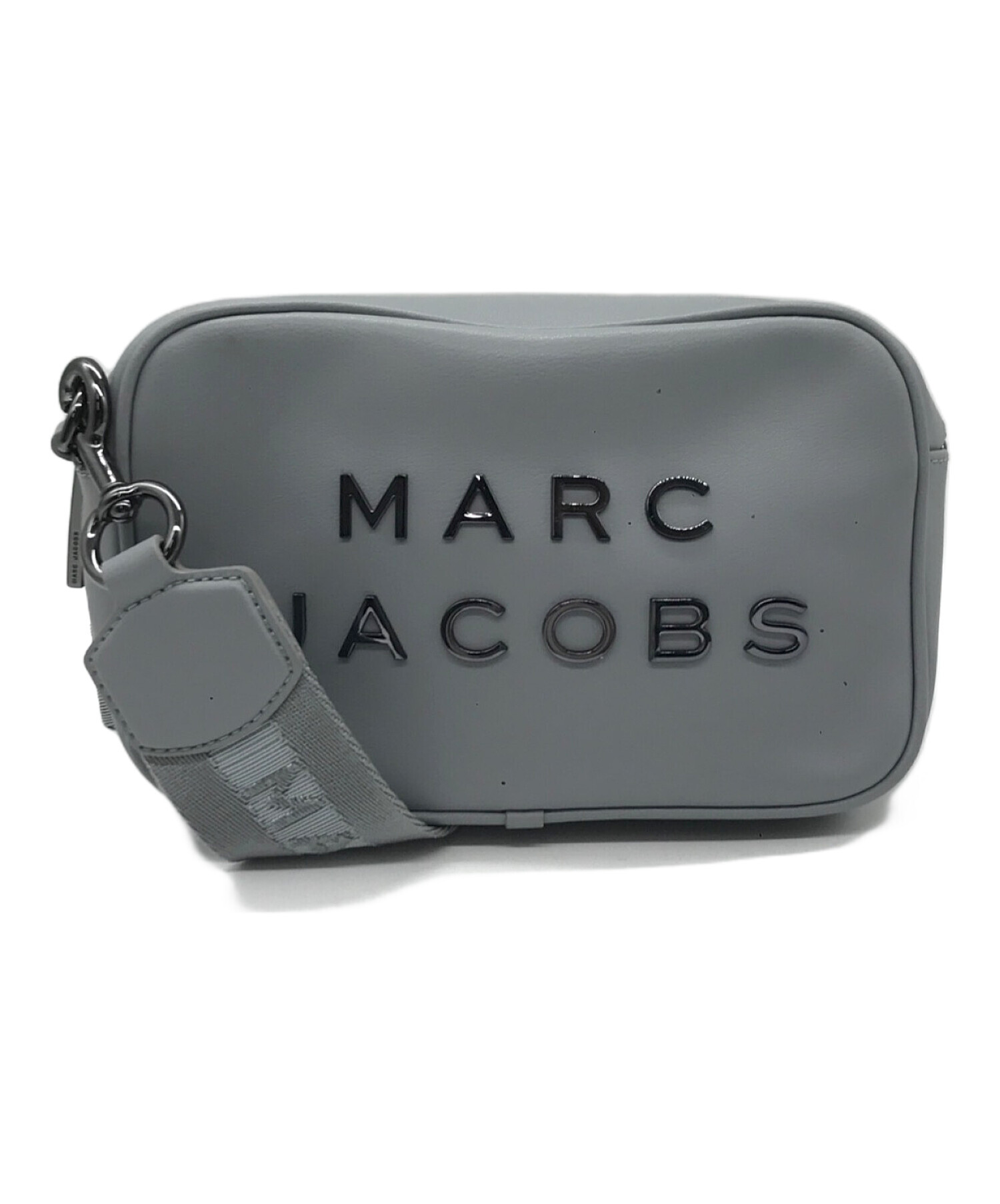 MARC JACOBS グレー ショルダーバッグ 中古・古着通販】MARC JACOBS (マークジェイコブス) ショルダーバッグ