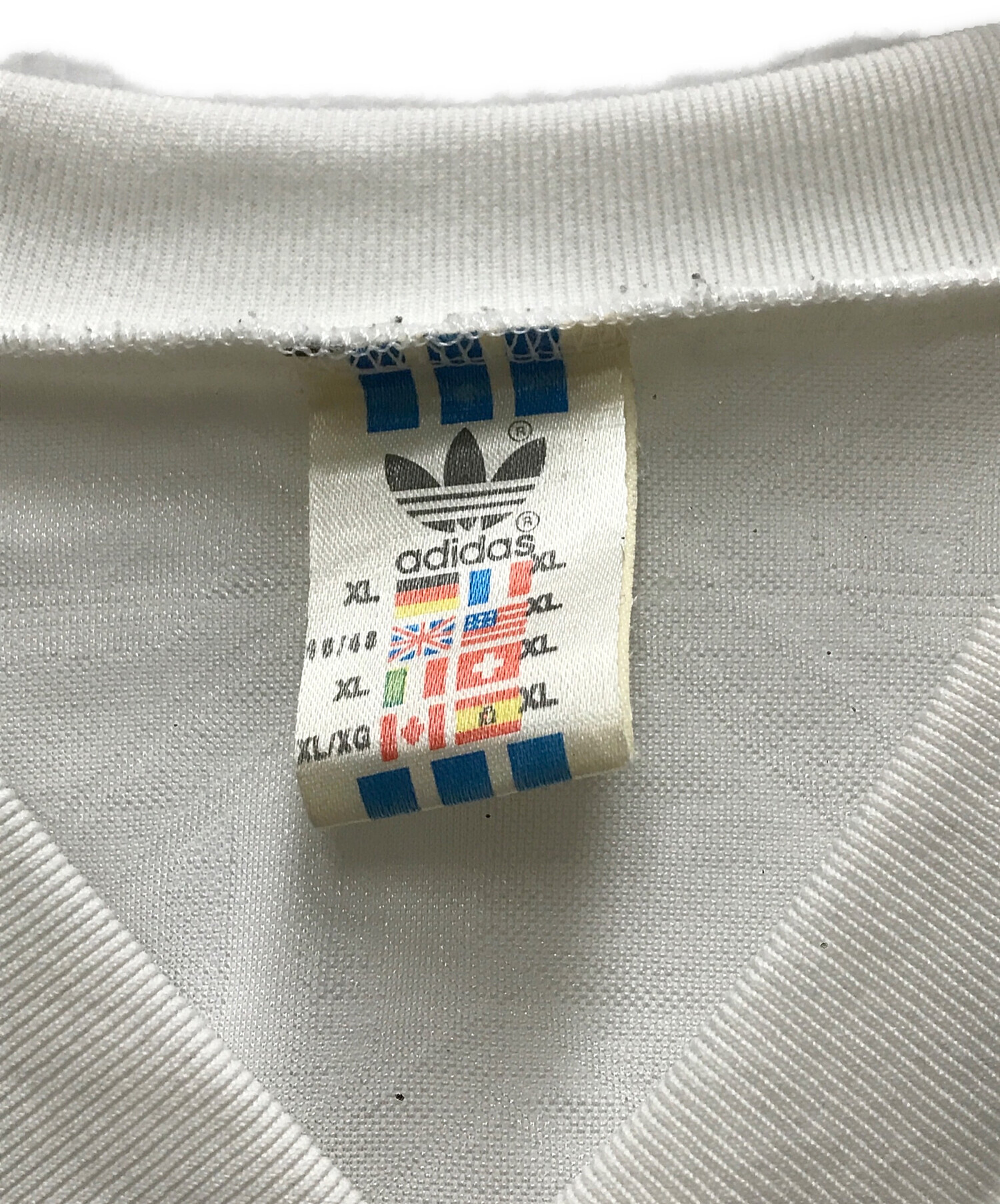中古・古着通販】adidas (アディダス) 80's ゲームシャツ ホワイト