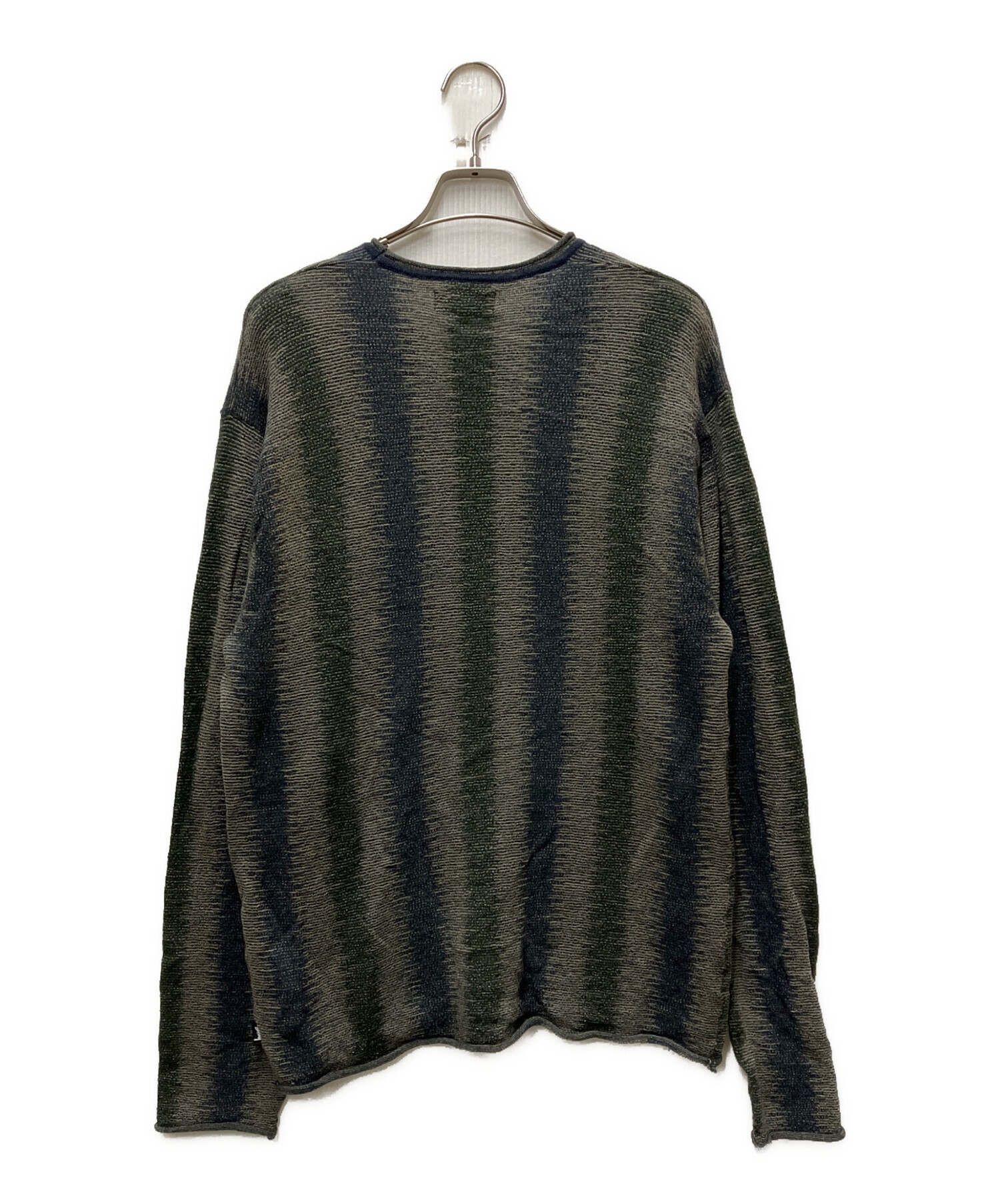 中古・古着通販】stussy (ステューシー) Shadow Stripe Sweater マルチ