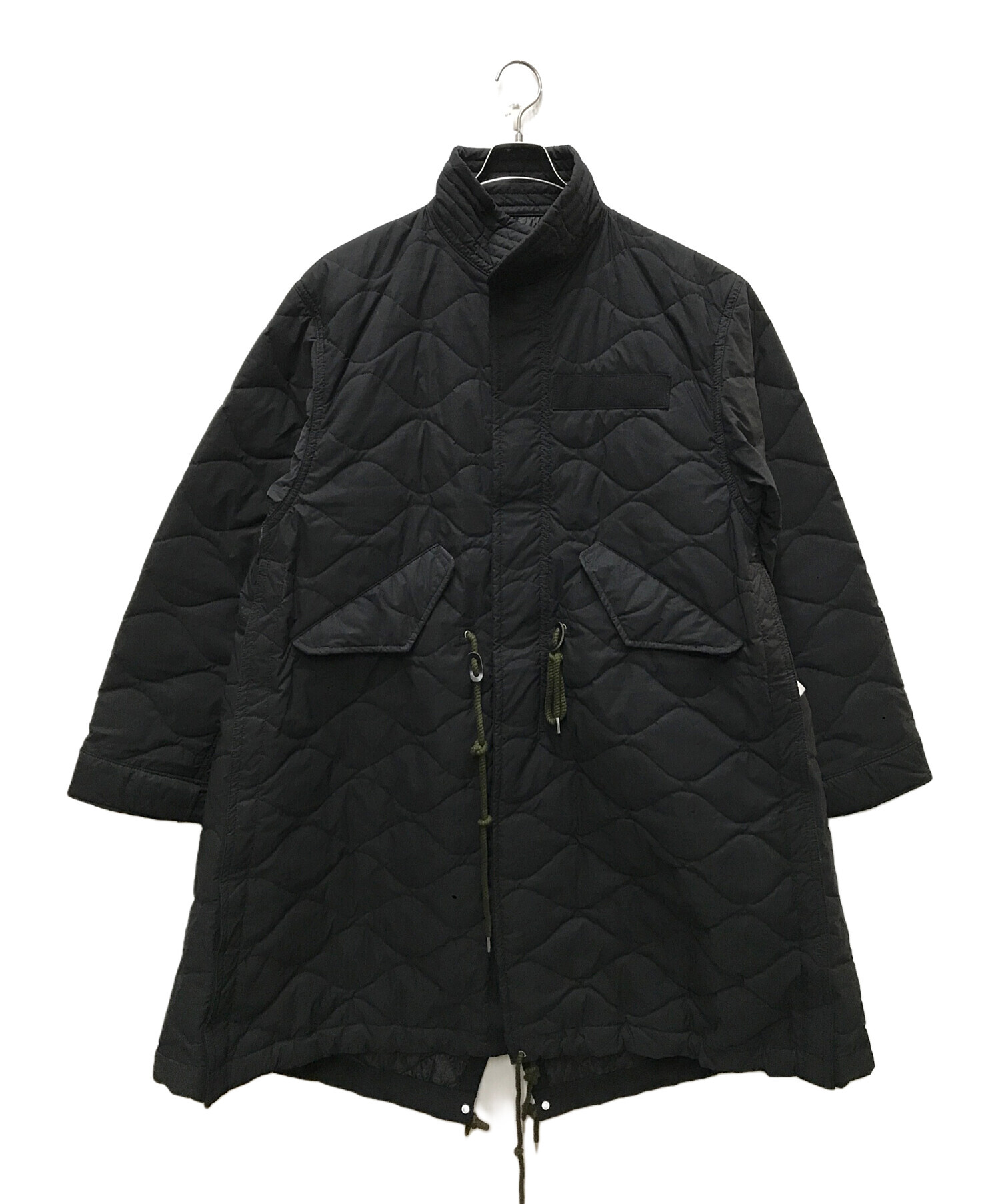 中古・古着通販】sacai (サカイ) 22AW Quilted Coat ブラック サイズ:3