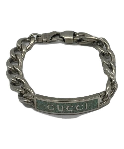 中古・古着通販】GUCCI (グッチ) ロゴスリムエナメルブレスレット