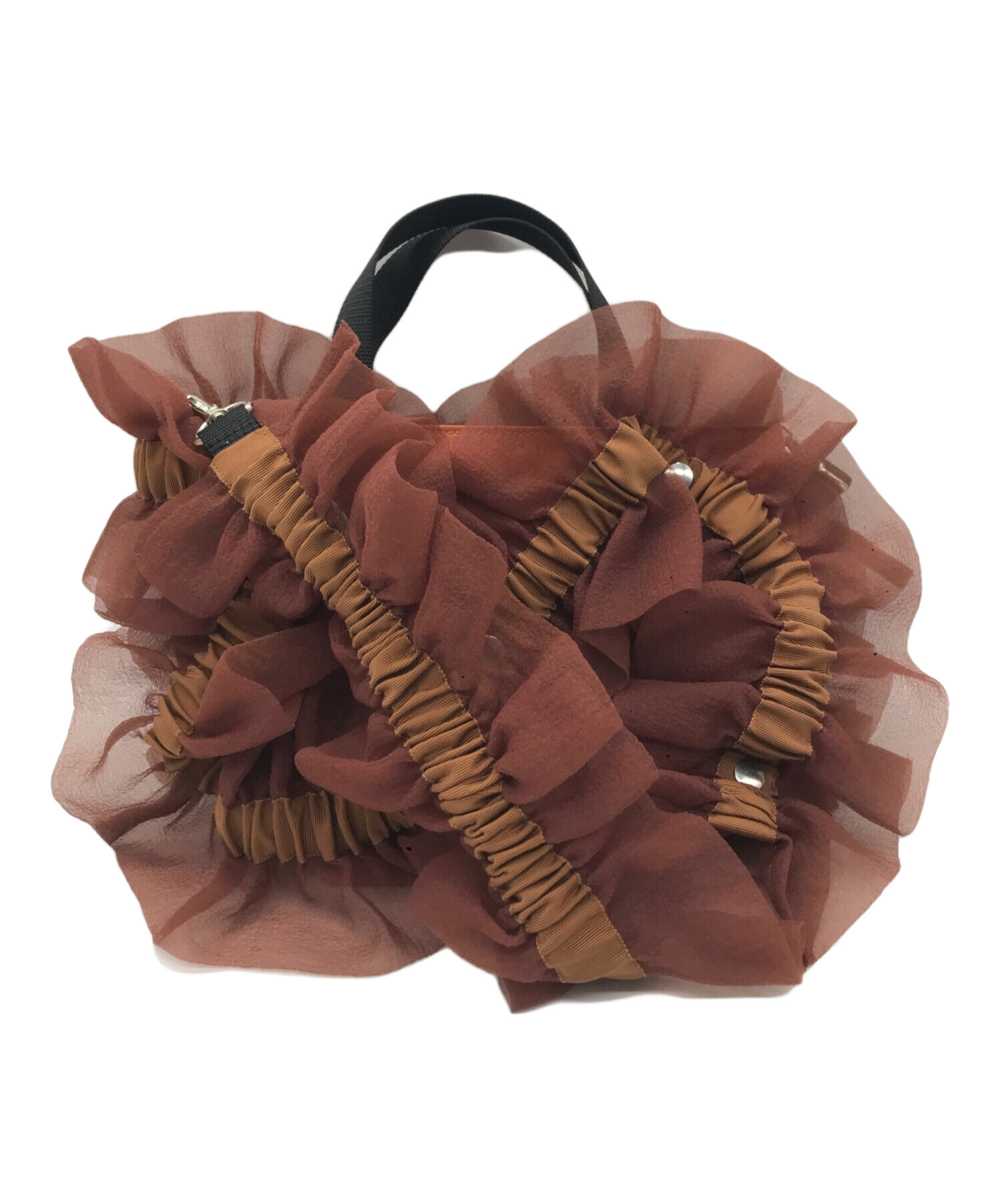 HOUGA my will bag ショルダーバッグ 中古・古着通販】HOUGA (ホウガ) my will bag ブラウン｜ブランド