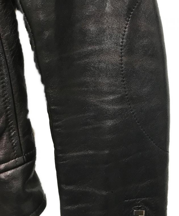 中古・古着通販】BALENCIAGA (バレンシアガ) レザーダブルライダース