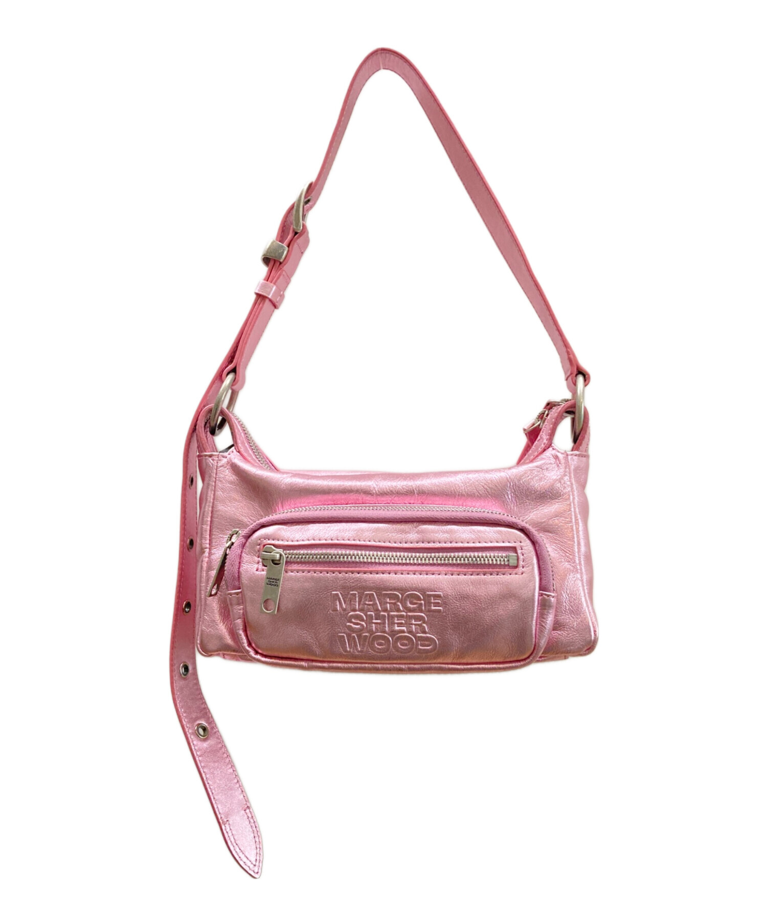 商品名 マテリアルMaterialピンク 中古・古着通販】MARGE SHERWOOD (マージシャーウッド) OUTPOCKET HOBO