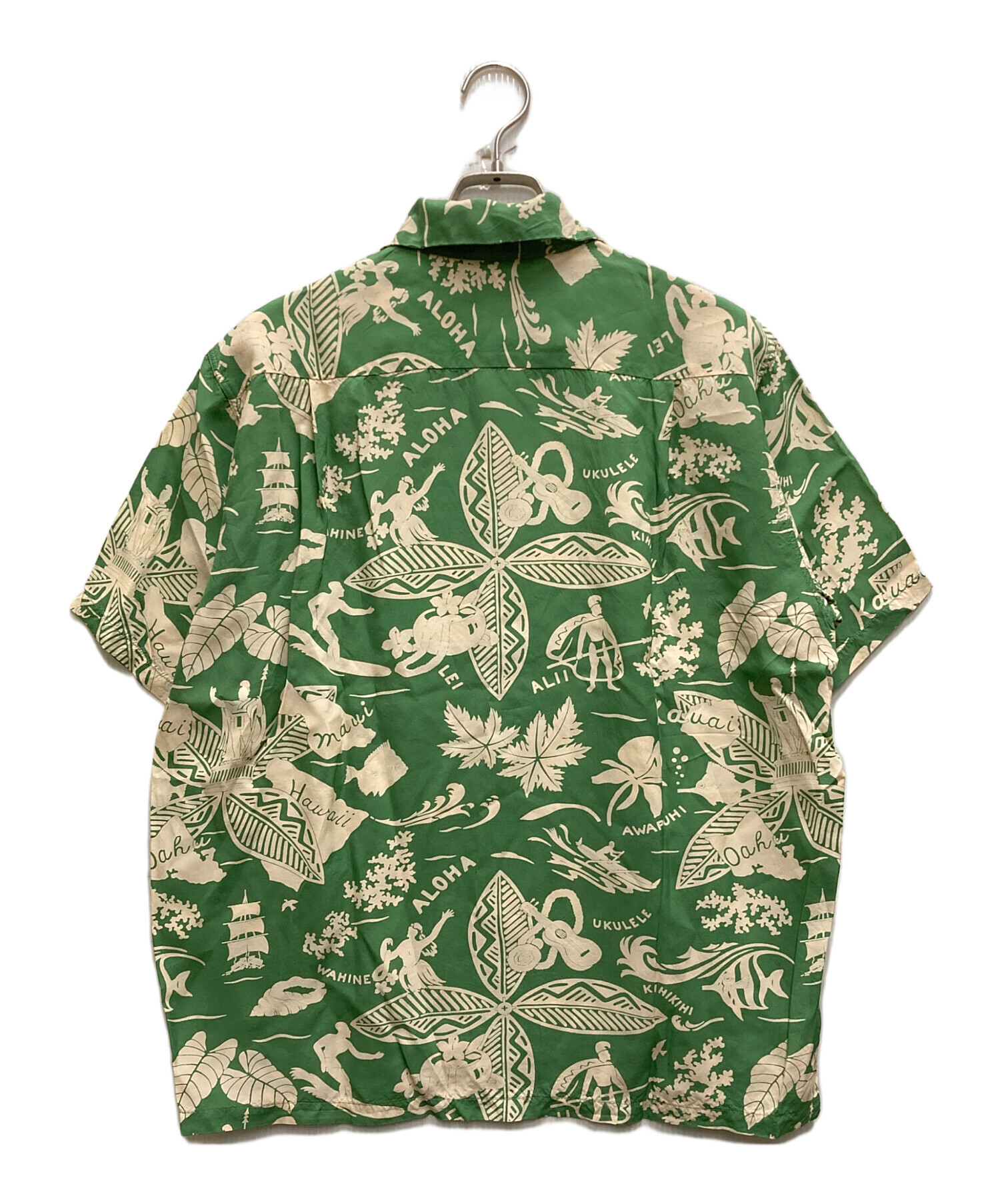 中古・古着通販】Sun Surf (サンサーフ) アロハシャツ グリーン サイズ