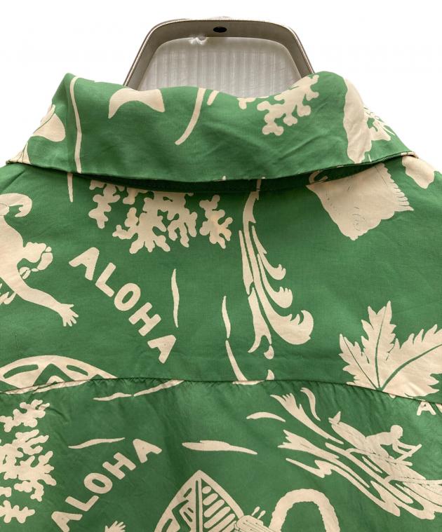 中古・古着通販】Sun Surf (サンサーフ) アロハシャツ グリーン サイズ