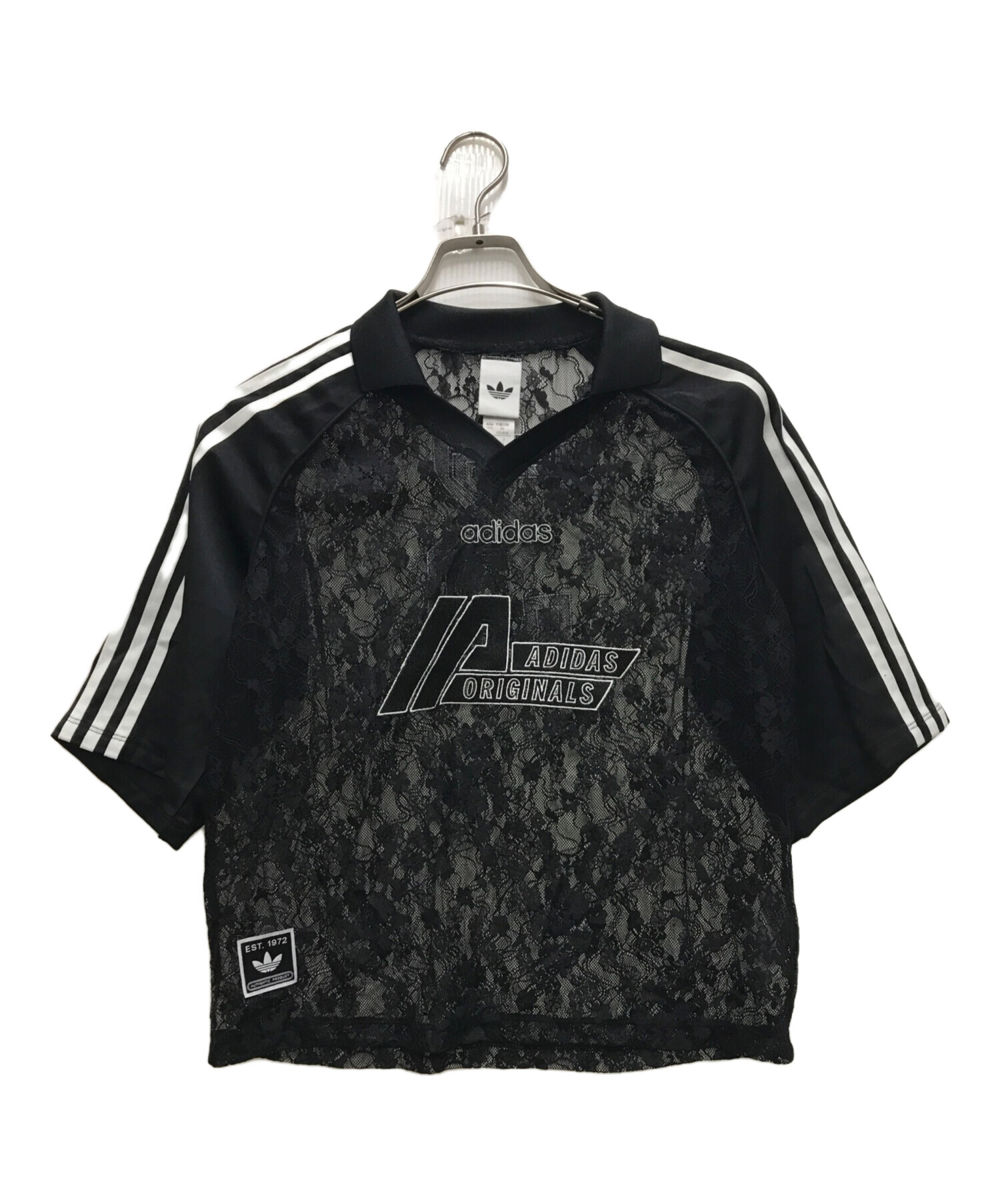  古着　ジャージ 中古・古着通販】adidas (アディダス) レース ジャージ ブラック