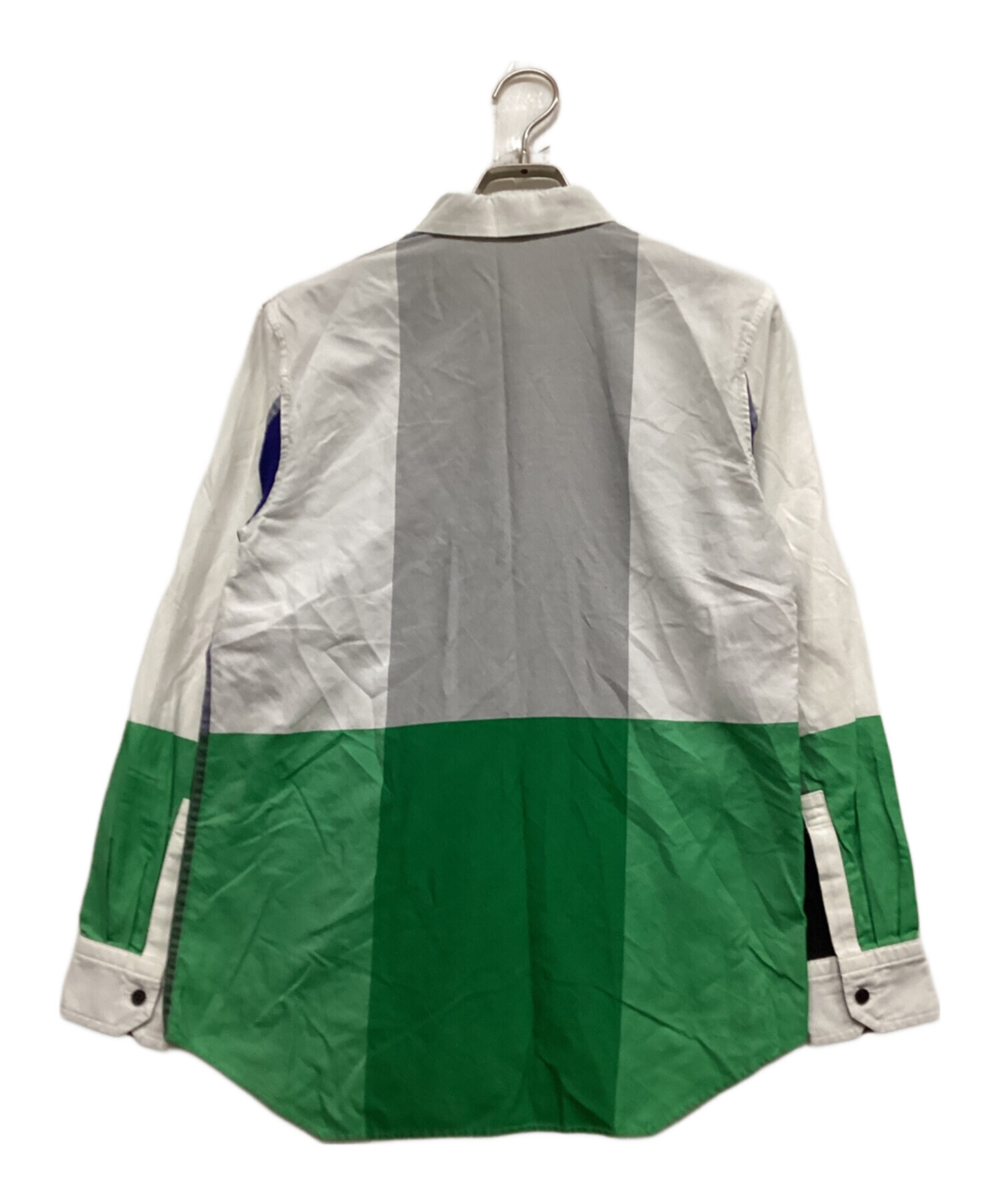 中古・古着通販】ISSEY MIYAKE (イッセイミヤケ) バイカラー L/Sシャツ