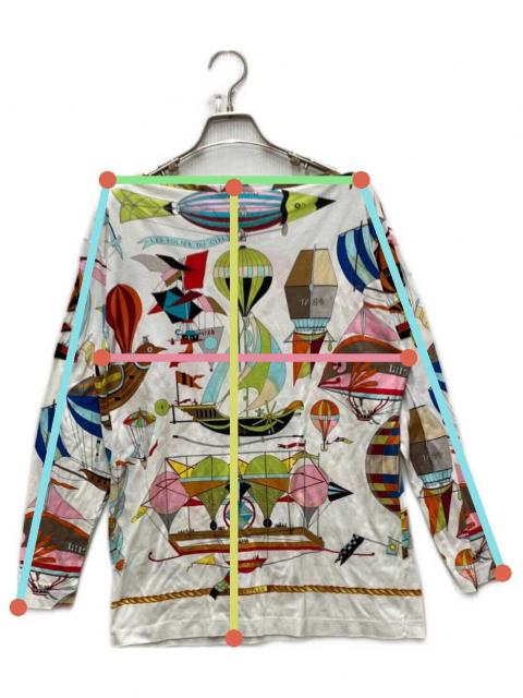 中古・古着通販】HERMES (エルメス) LES FOLIES DU CIEL カットソー