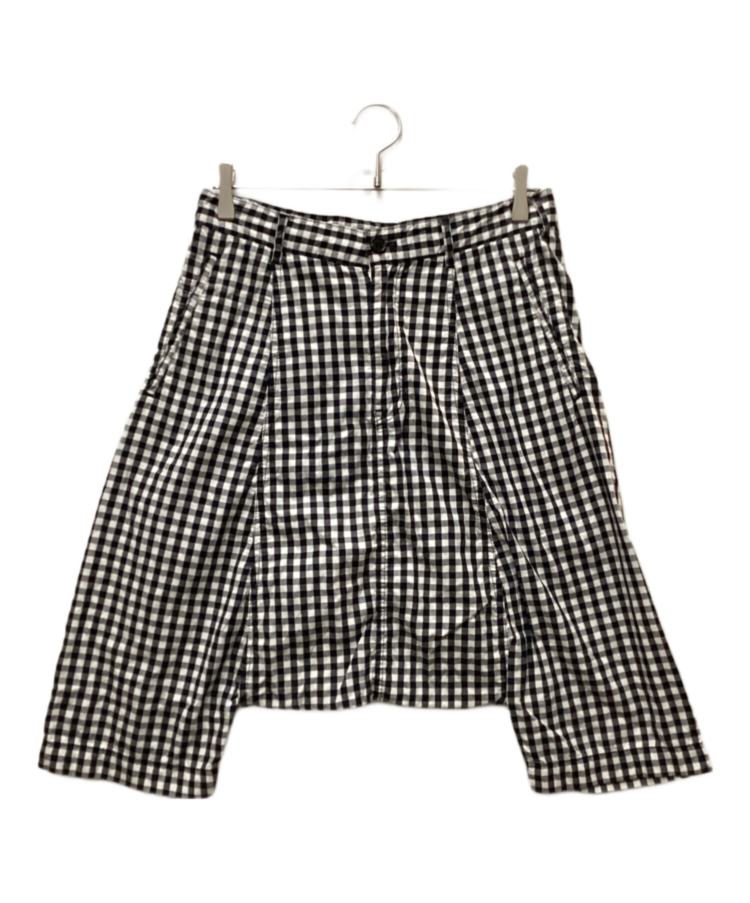 BLACK COMME des GARCONSエステルギンガムチェック サルエル 中古・古着通販】BLACK COMME des GARCONS (ブラックコムデギャルソン