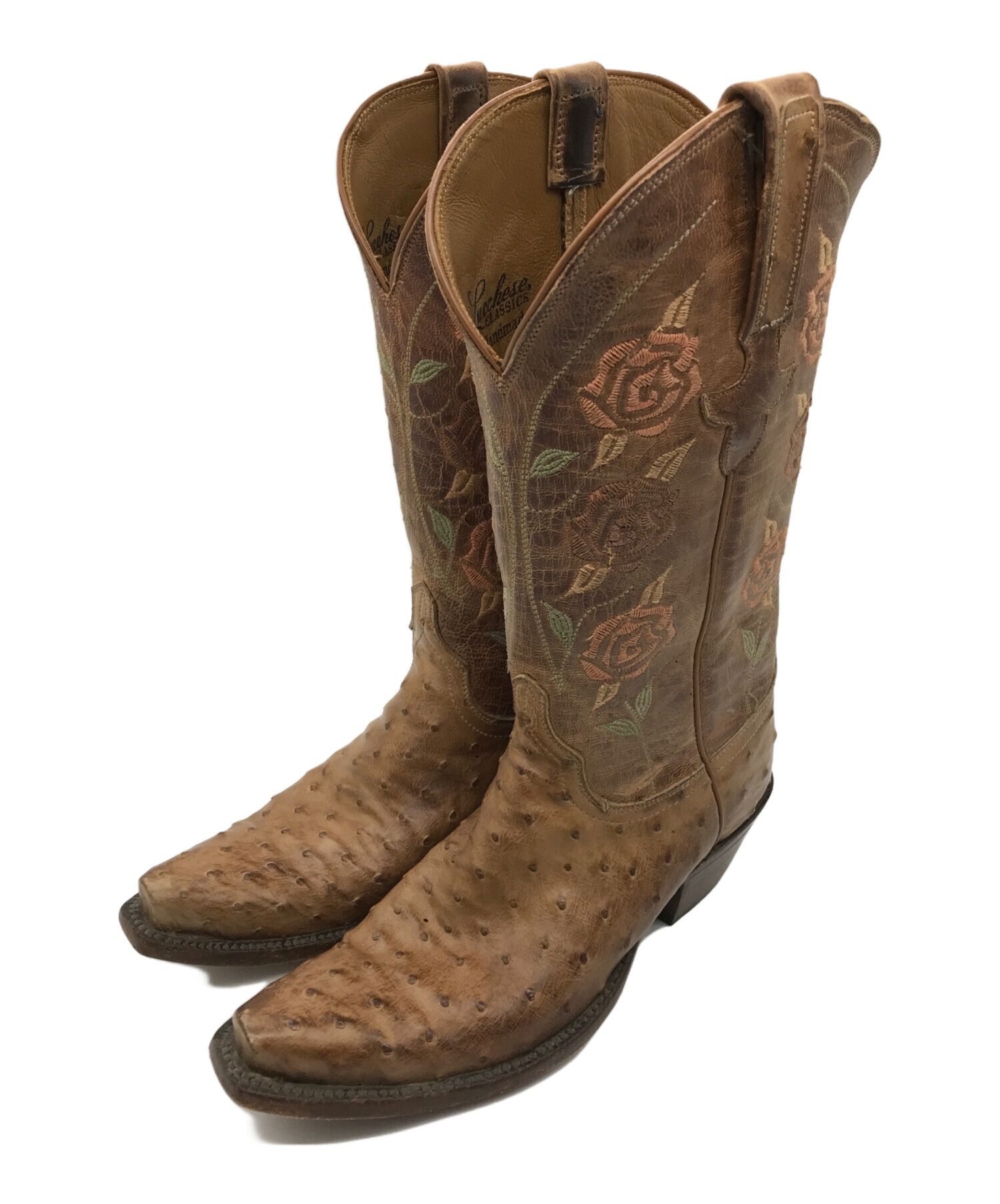 中古・古着通販】LUCCHESE (ルケーシー) オーストリッチ 花刺繍