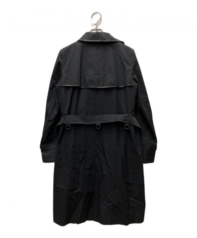 中古・古着通販】BURBERRY (バーバリー) レザーパイピングトレンチ