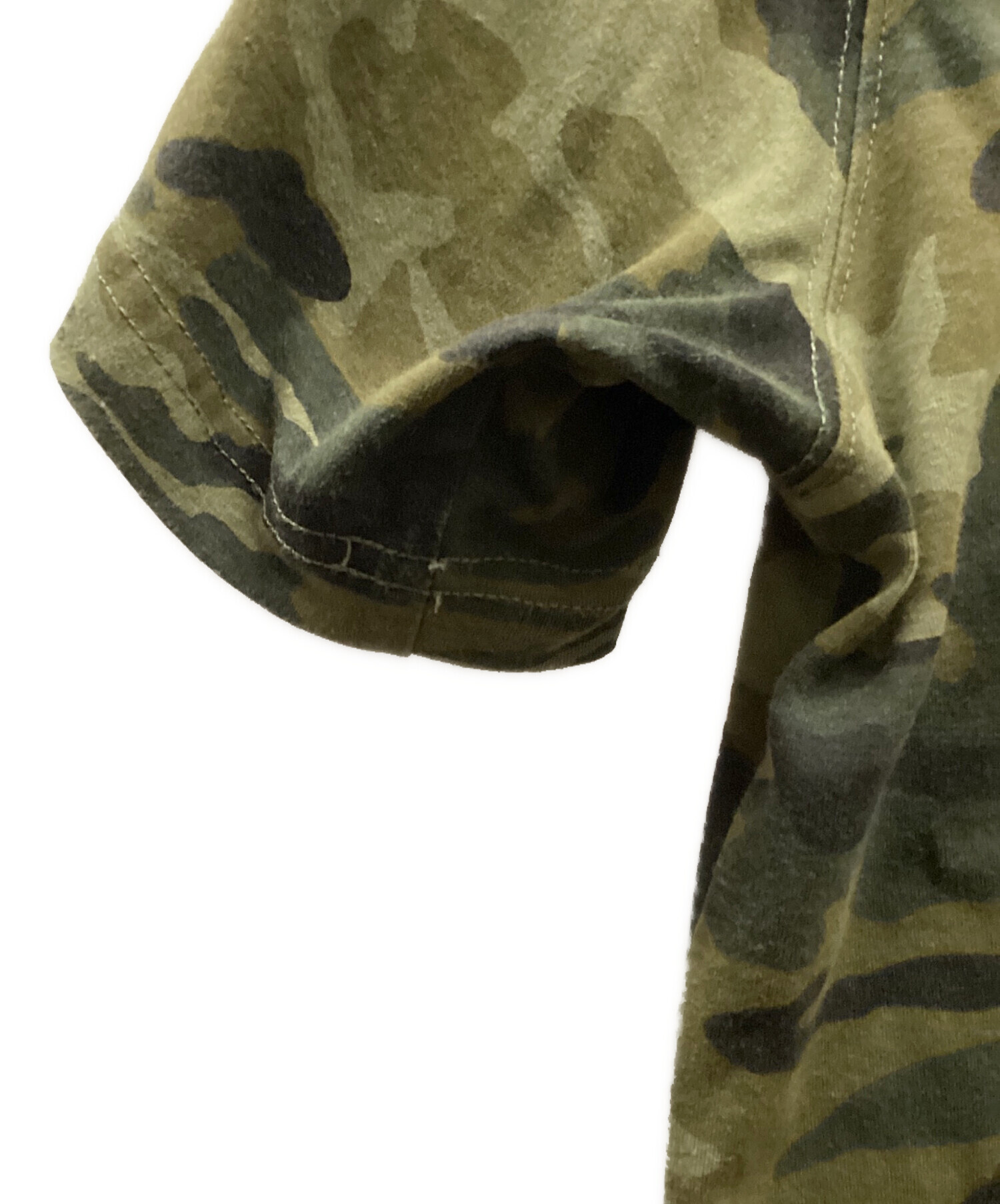 中古・古着通販】AFB (エーエフビー) 迷彩Tシャツ グリーン サイズ:XL