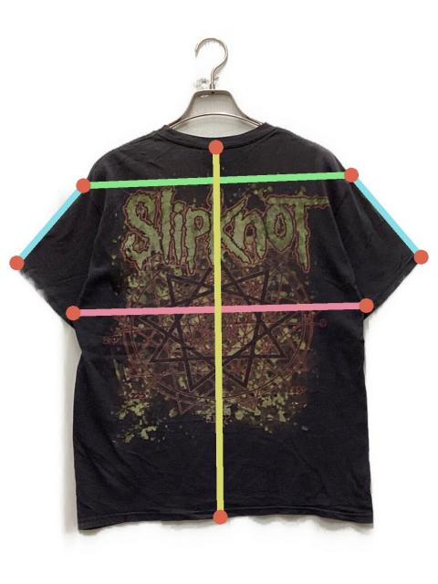 中古・古着通販】Slipknot (スリップノット) 00`sバンドTEE ブラック