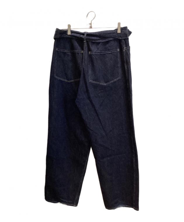 中古・古着通販】COMOLI (コモリ) 24SS DENIM BELTED PANTS インディゴ