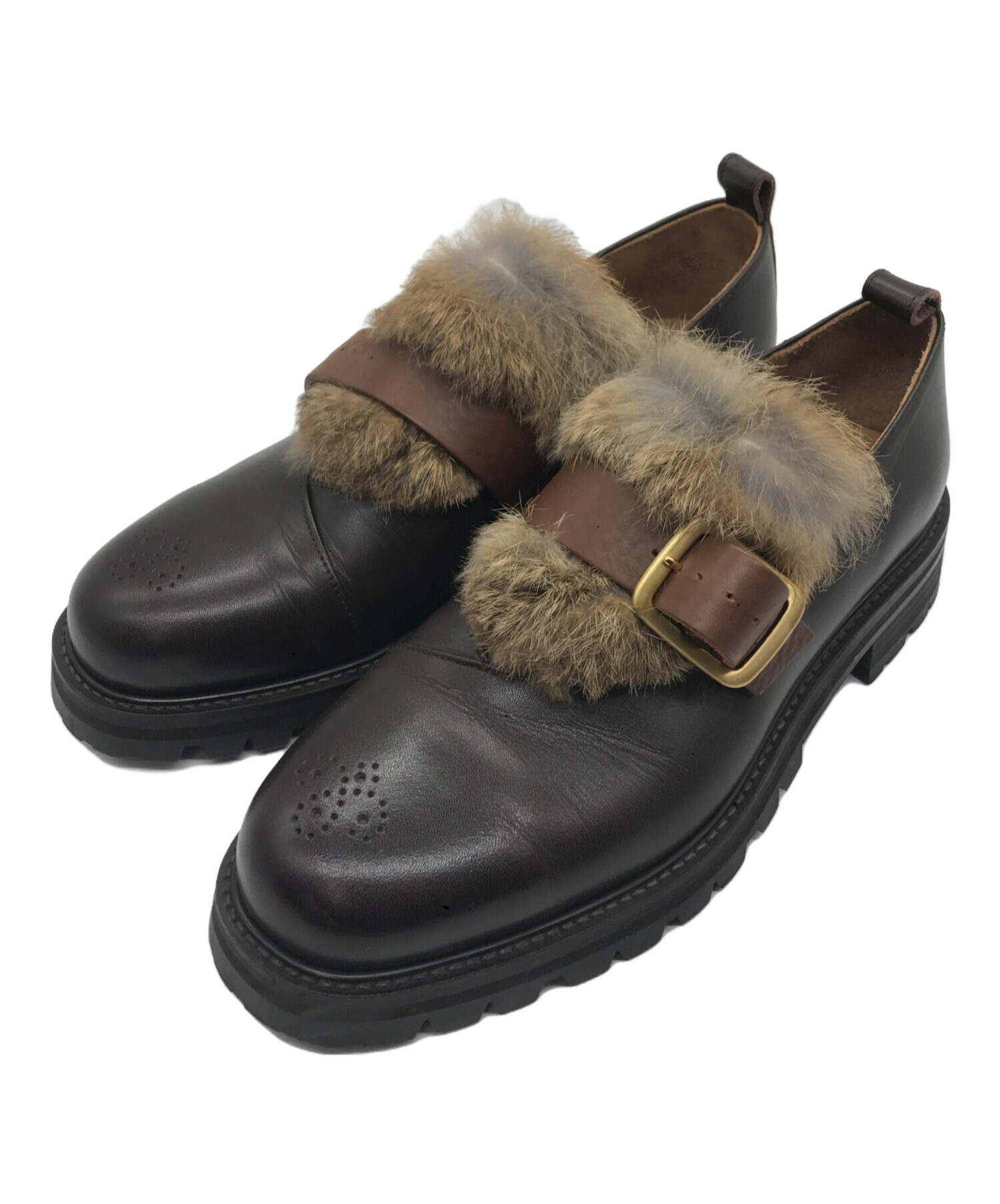 Hender Scheme エンダースキーマー ブーツ 24cm 茶 【古着】【中古】【送料無料】 中古・古着通販】HENDER SCHEME (エンダースキーマ) mischa ブラウン
