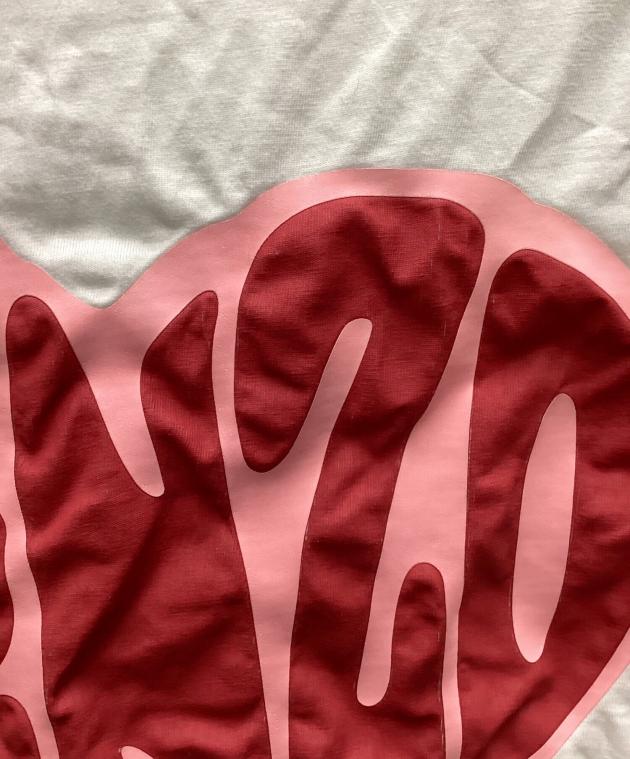 中古・古着通販】KENZO (ケンゾー) ハートロゴTシャツ ホワイト サイズ