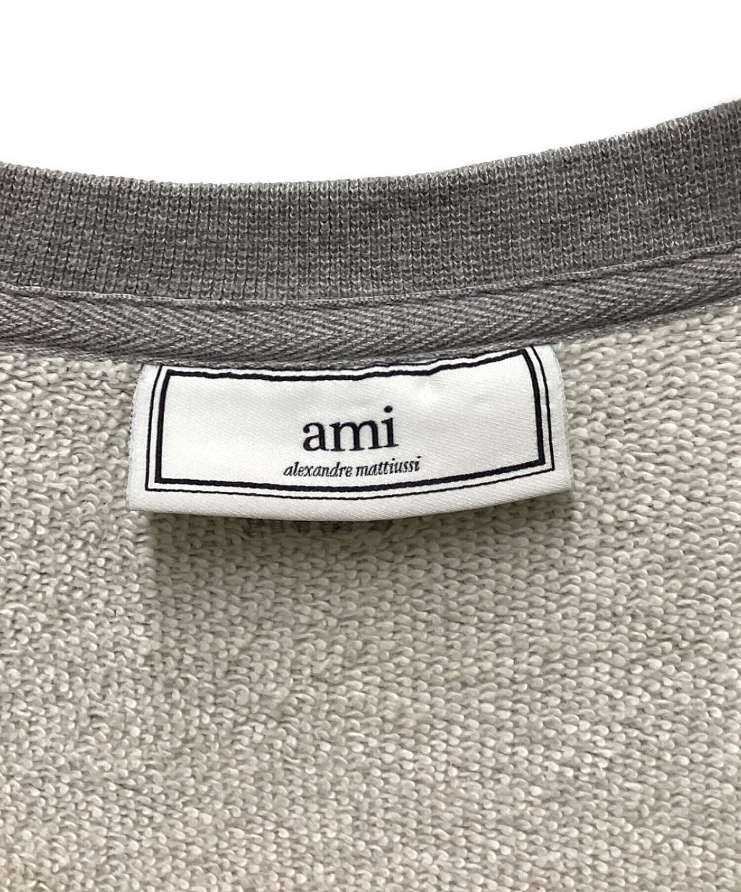 中古・古着通販】ami (アミ) SMILEY SWEATSHIRT グレー サイズ:L