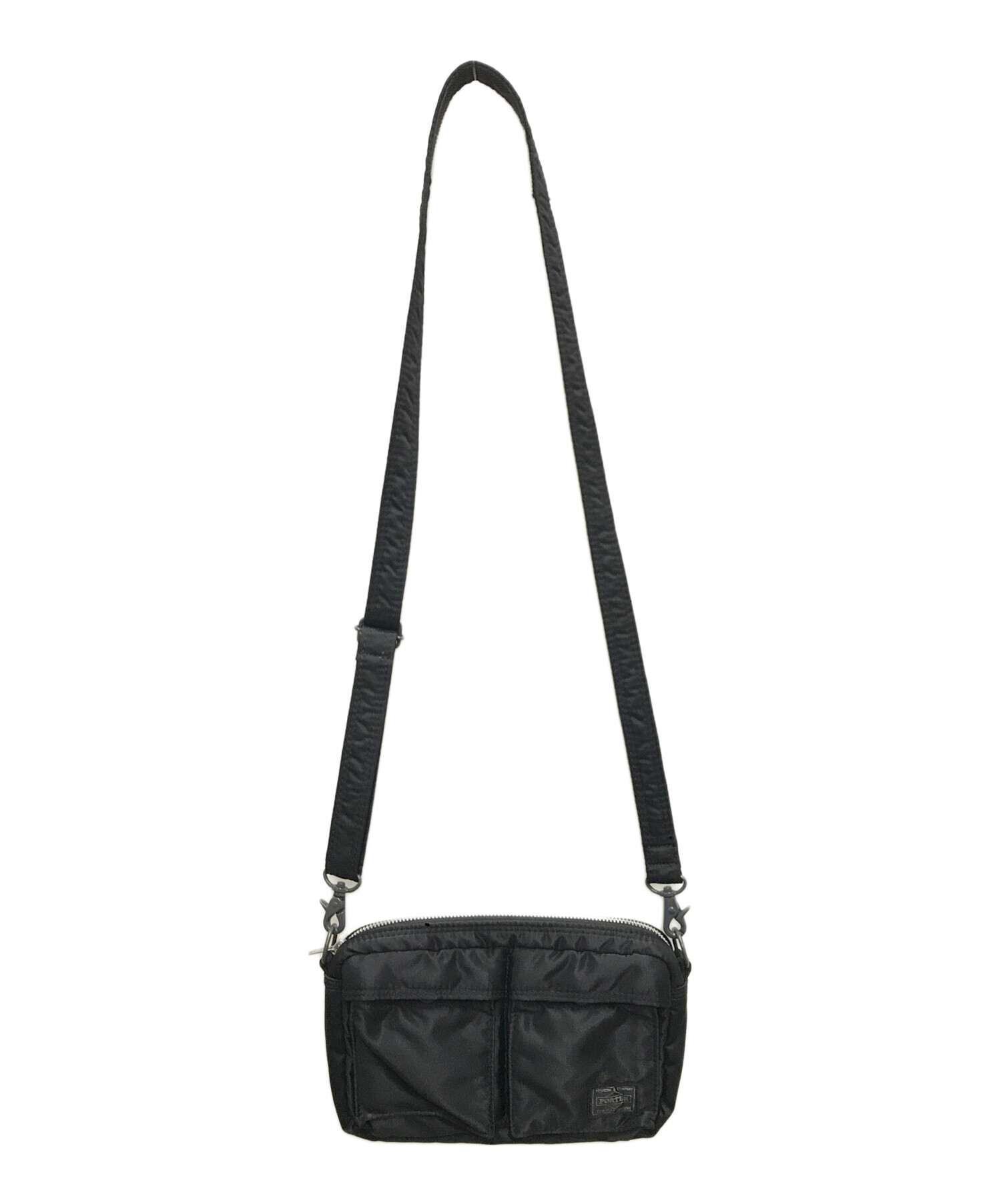 PORTER / TANKER SHOULDER BAGブラック 中古 中古・古着通販】PORTER (ポーター) TANKER SHOULDER BAG ブラック
