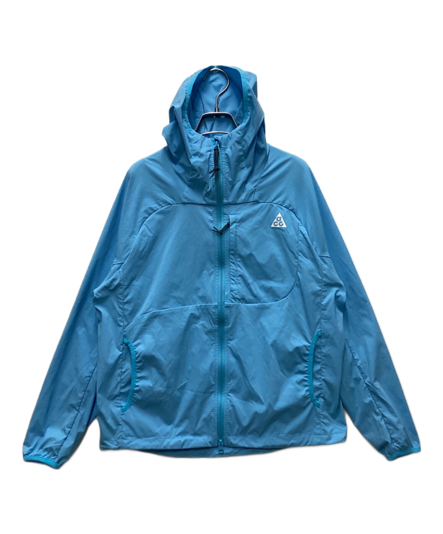 ACG フード付きナイロンジャケット 青 中古・古着通販】NIKE ACG (ナイキエーシージー) Five Towers ナイロン