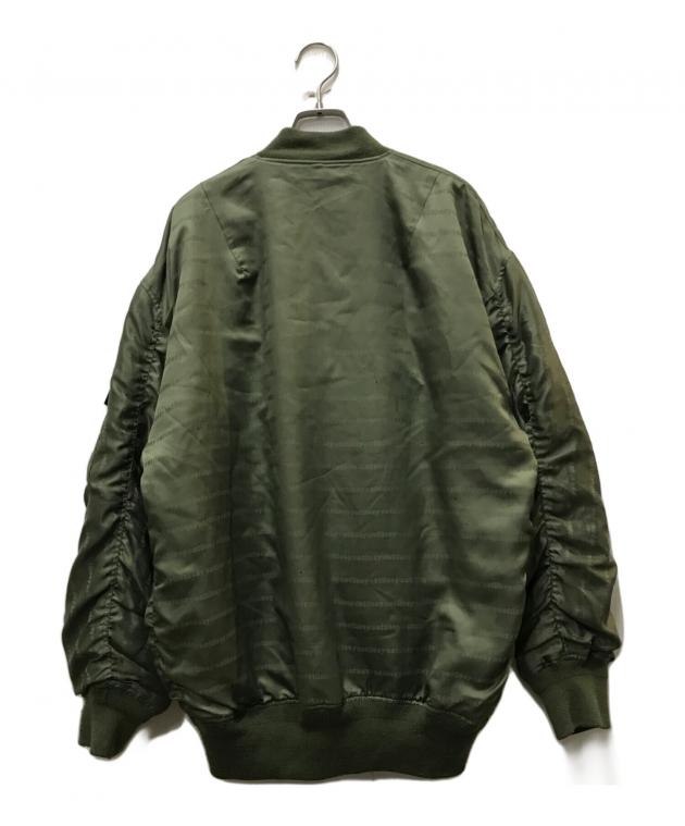 中古・古着通販】stussy (ステューシー) リバーシブルロゴボーダーMA-1