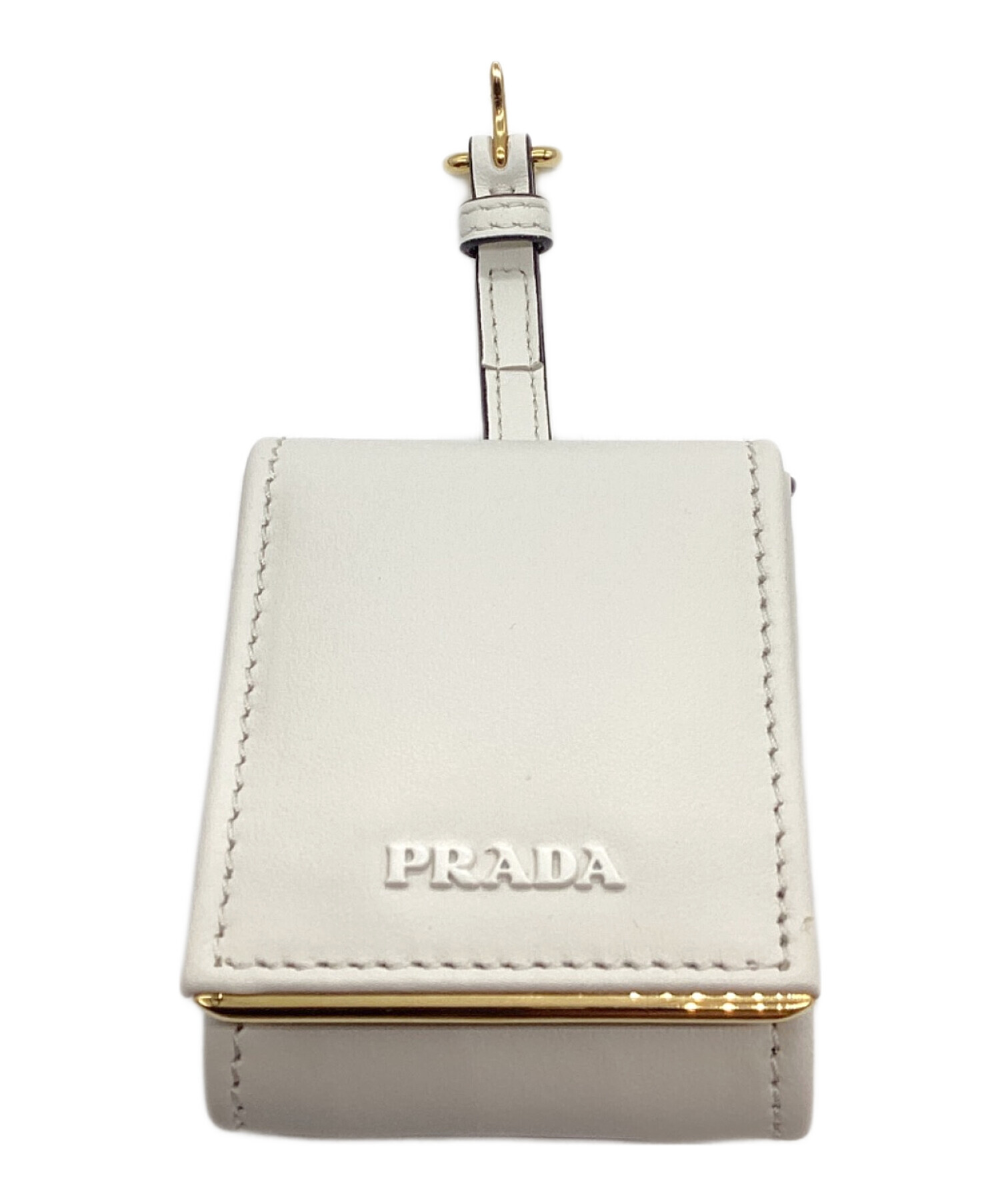 中古・古着通販】PRADA (プラダ) モノクローム 2WAYバッグ ホワイト