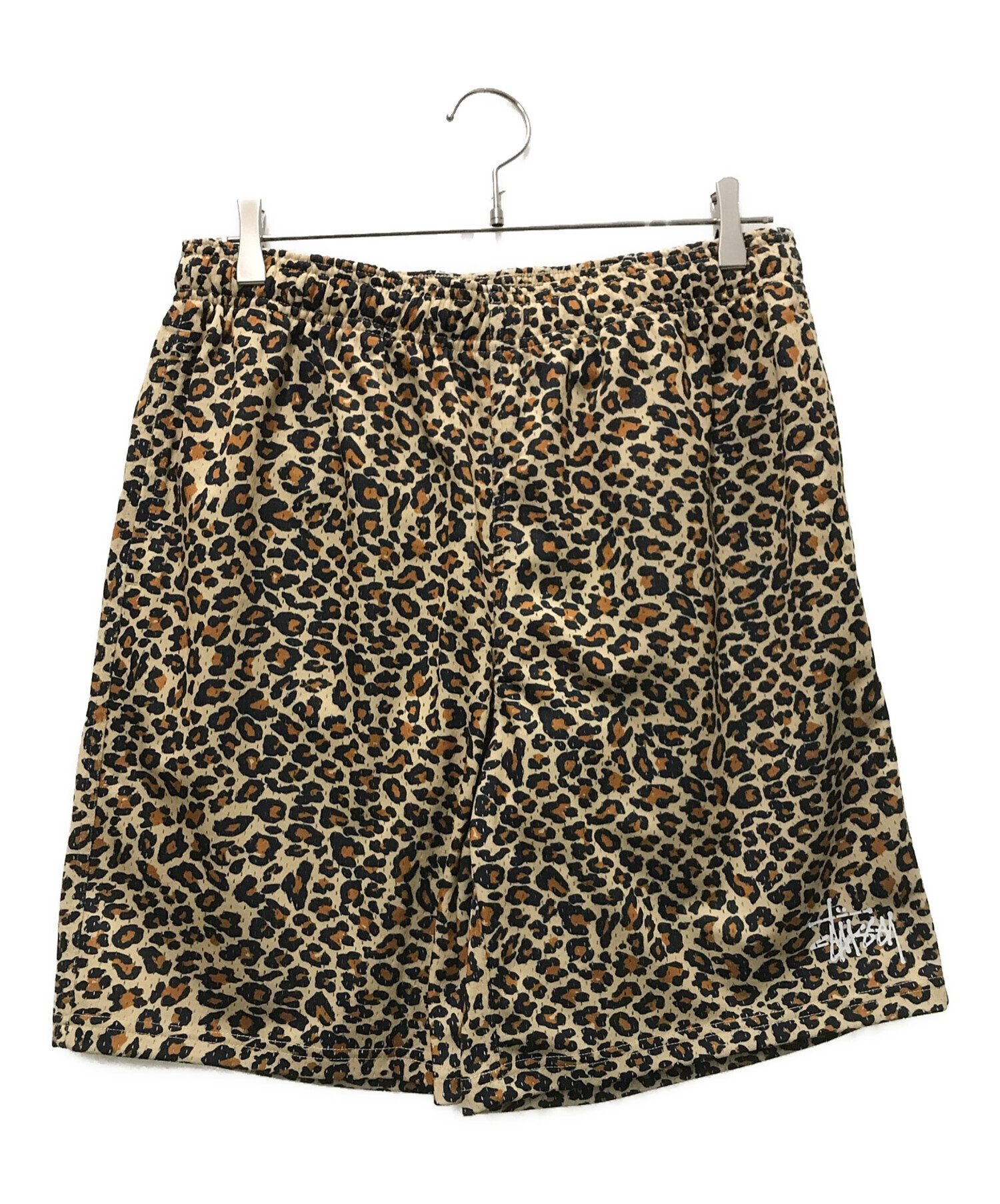 中古・古着通販】stussy (ステューシー) BASIC MESH SHORT L leopard