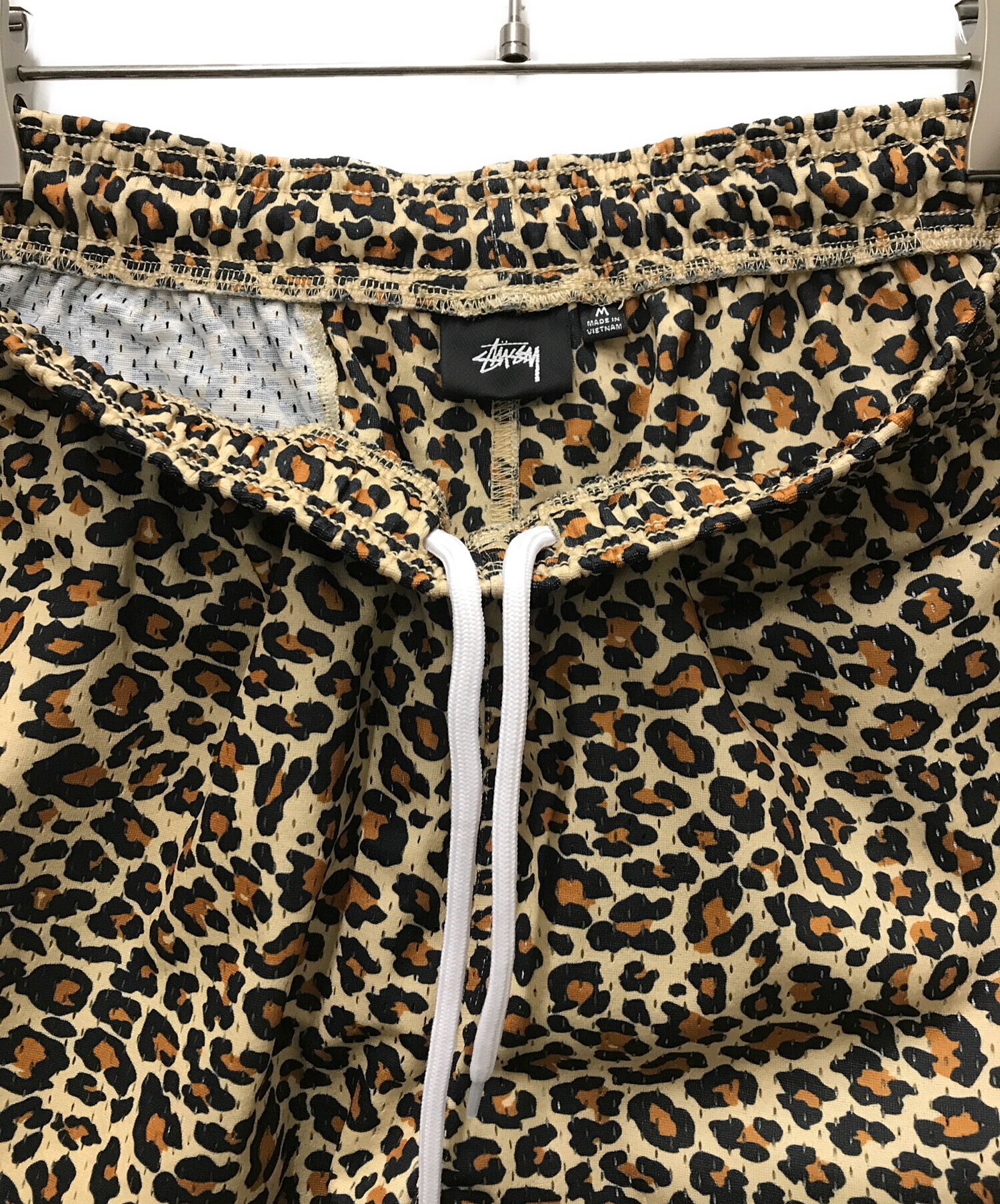 中古・古着通販】stussy (ステューシー) BASIC MESH SHORT L leopard