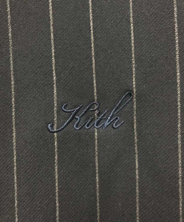 中古・古着通販】KITH (キス) Pinstripe Doubleknit Coaches Jacket