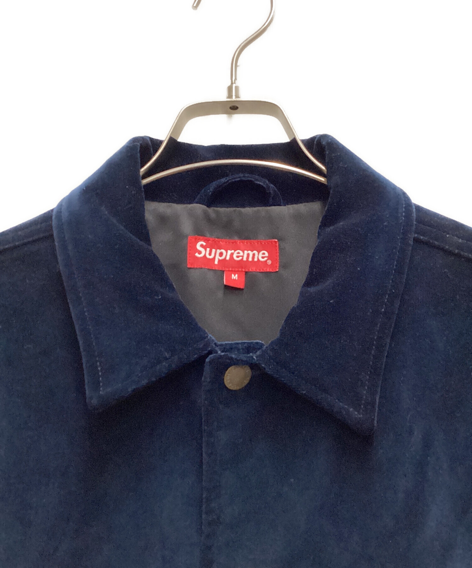 中古・古着通販】SUPREME (シュプリーム) Velvet Chore Coat ネイビー