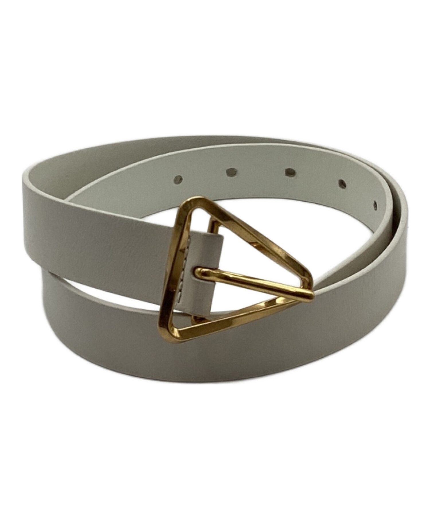 BOTTEGA VENETA トライアングルバックルベルト 中古・古着通販】BOTTEGA VENETA (ボッテガベネタ) トライアングル