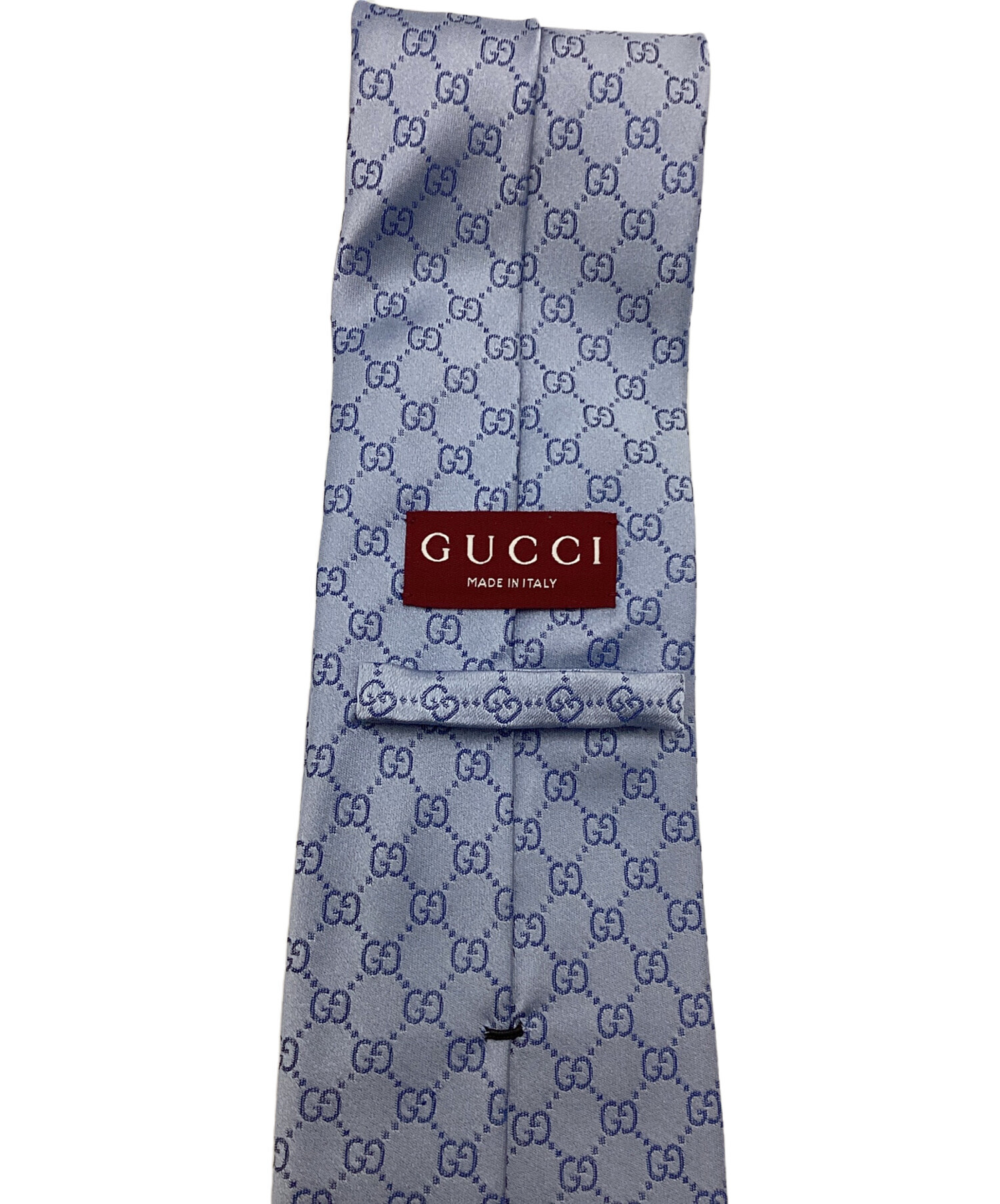 中古・古着通販】GUCCI (グッチ) GG柄ネクタイ ブルー サイズ:表記無し