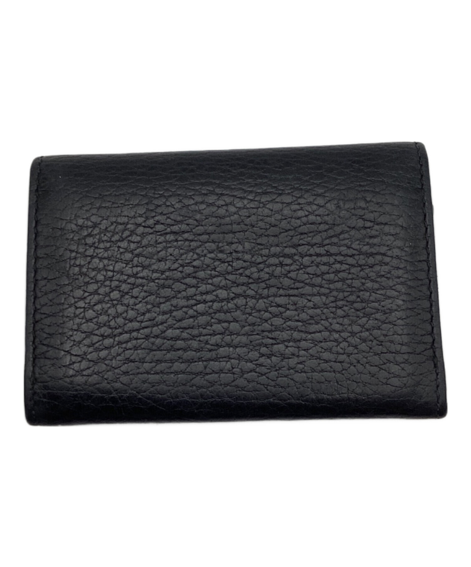 中古・古着通販】GUCCI (グッチ) GGロゴカードケース ブラック サイズ